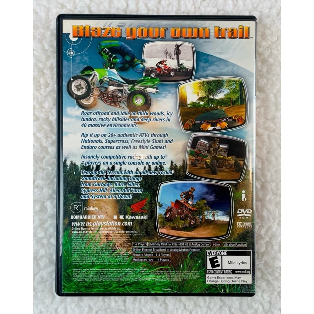 (VTG) SONY • 2002 PlayStation 2 ATV Offroad Fury 2 Video Game